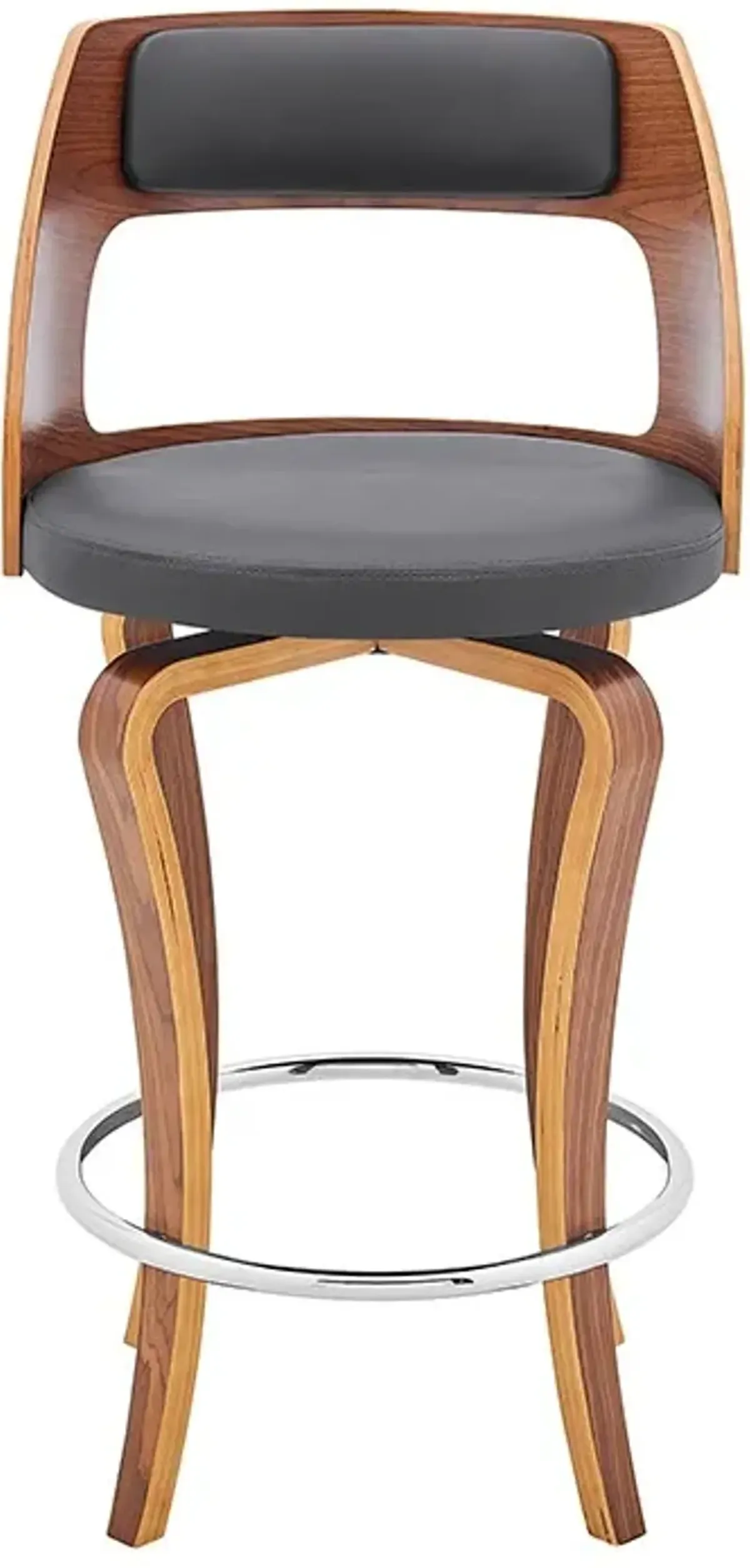 Armen Living Grady Gray 26" Swivel Counter Stool