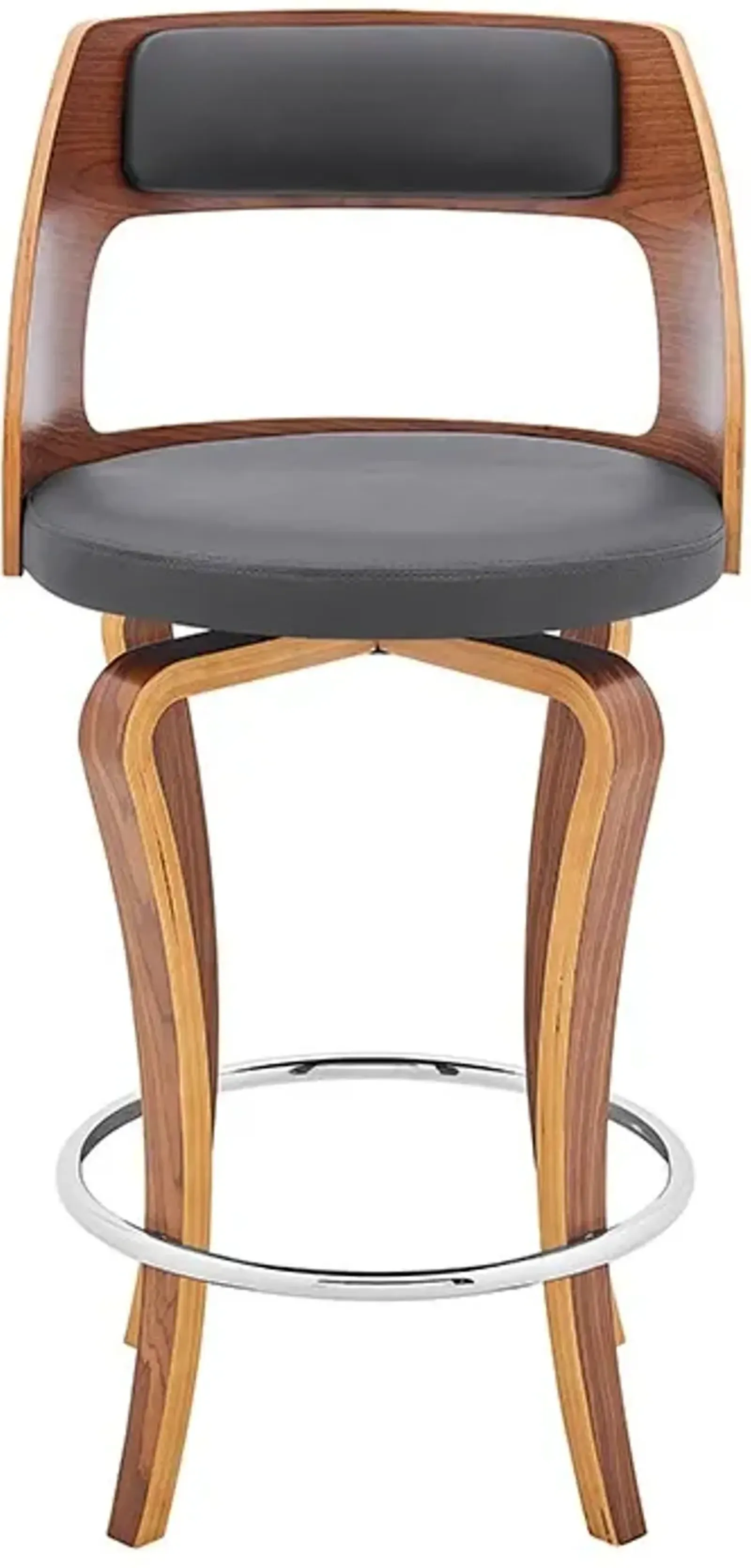 Armen Living Grady Gray 26" Swivel Counter Stool