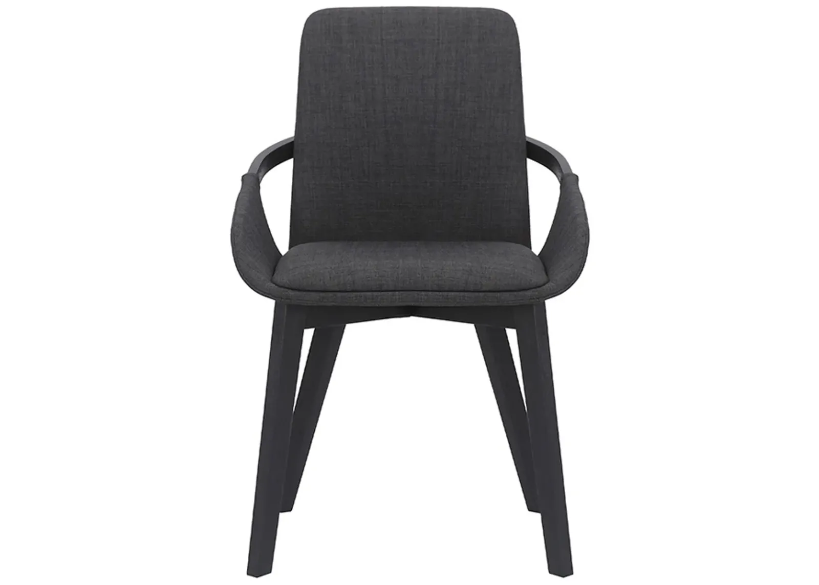 Armen Living Greisen Charcoal Dining Swivel Chairs