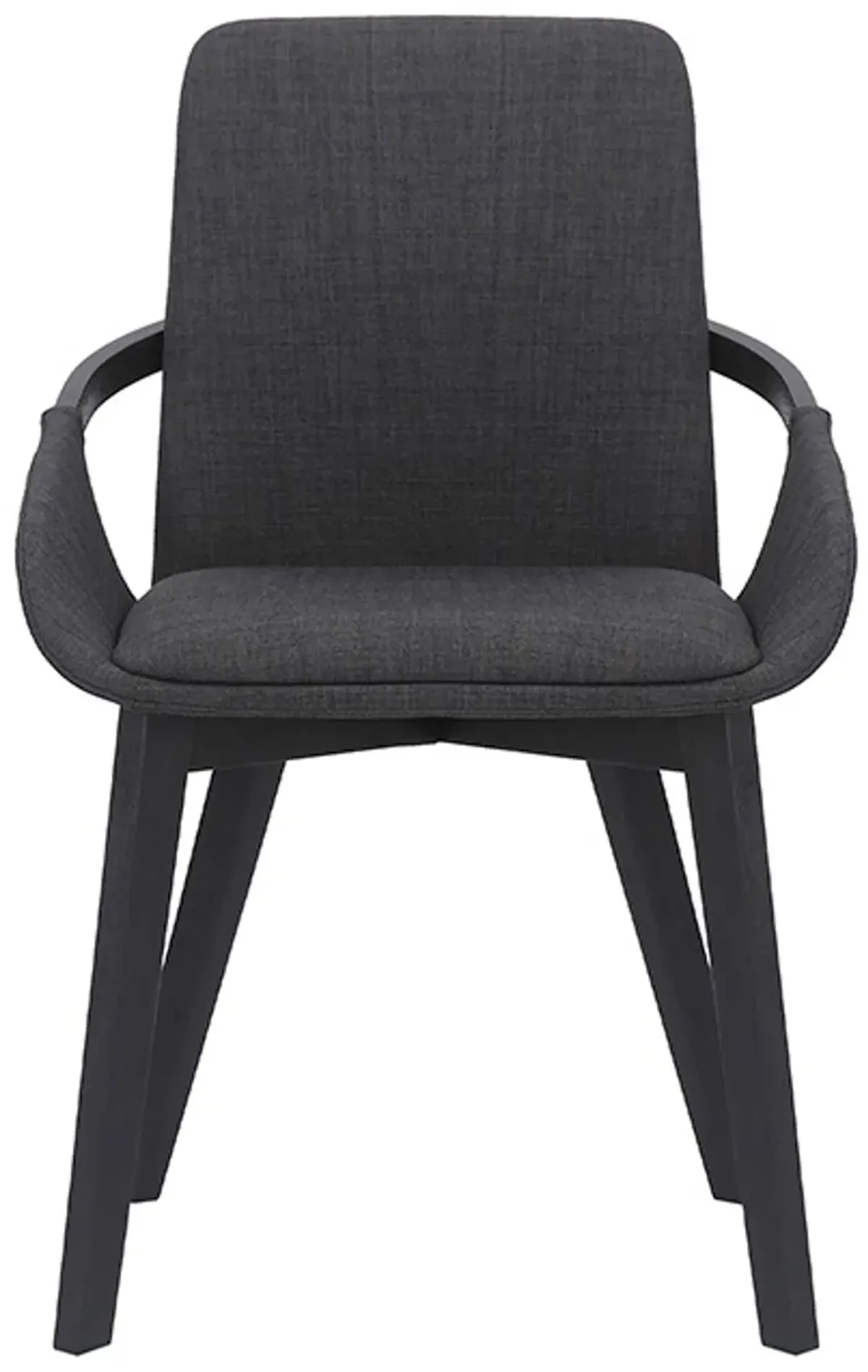 Armen Living Greisen Charcoal Dining Swivel Chairs