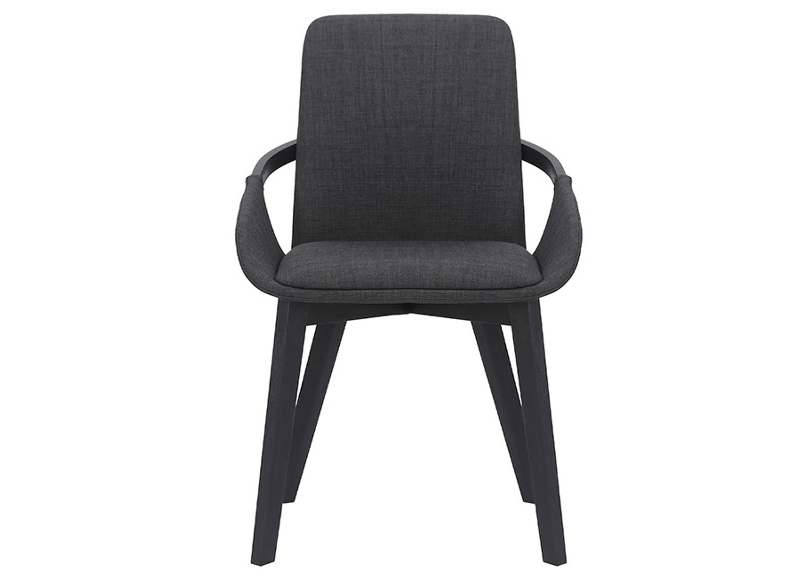 Armen Living Greisen Charcoal Dining Swivel Chairs