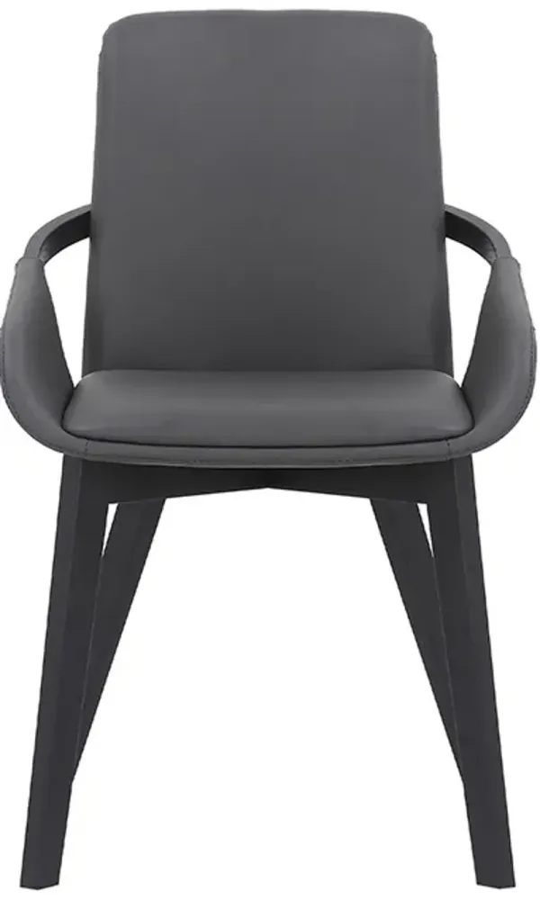 Armen Living Greisen Gray Dining Swivel Chairs