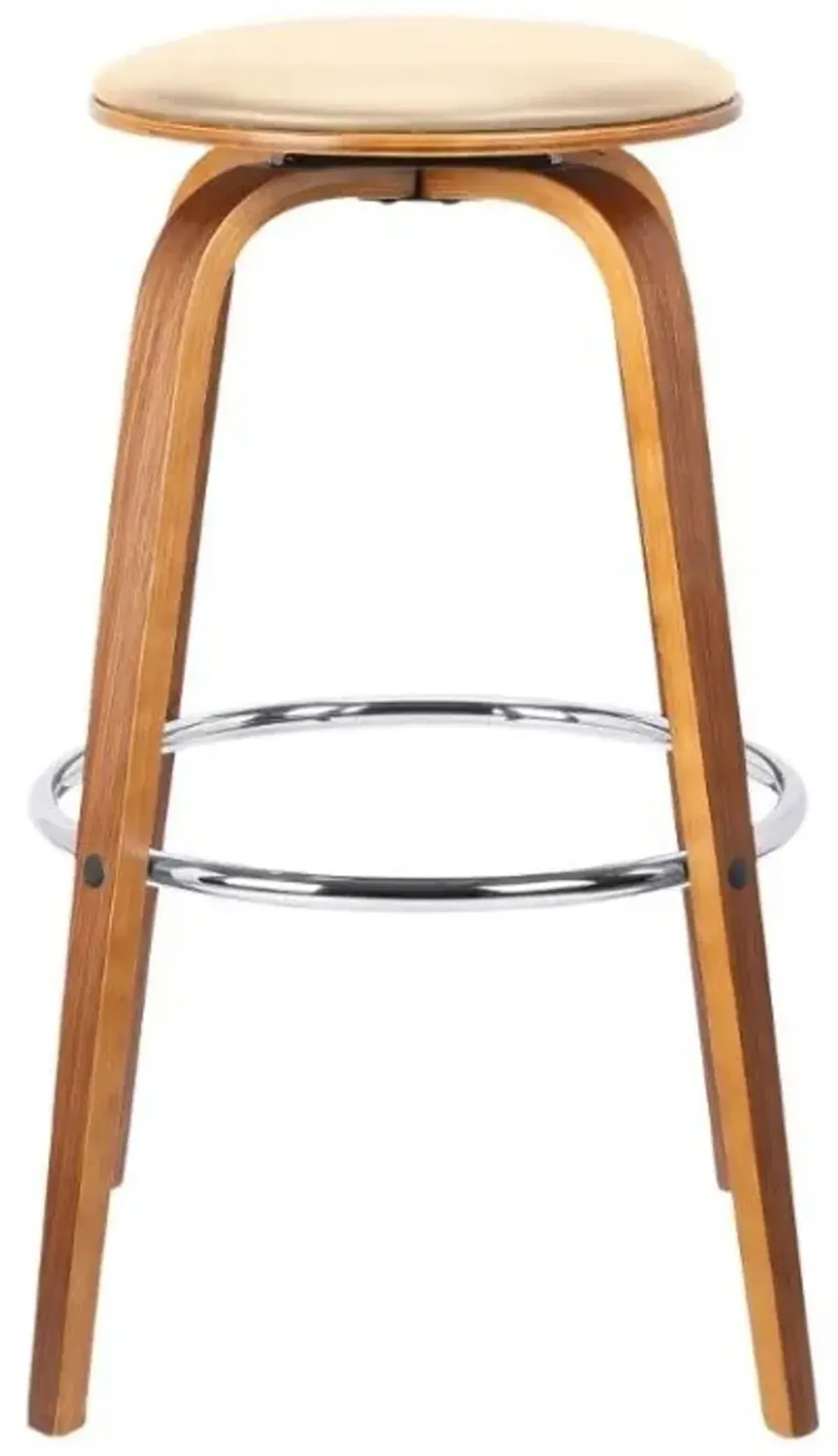 Armen Living Harbor Cream 26" Counter Swivel Stool
