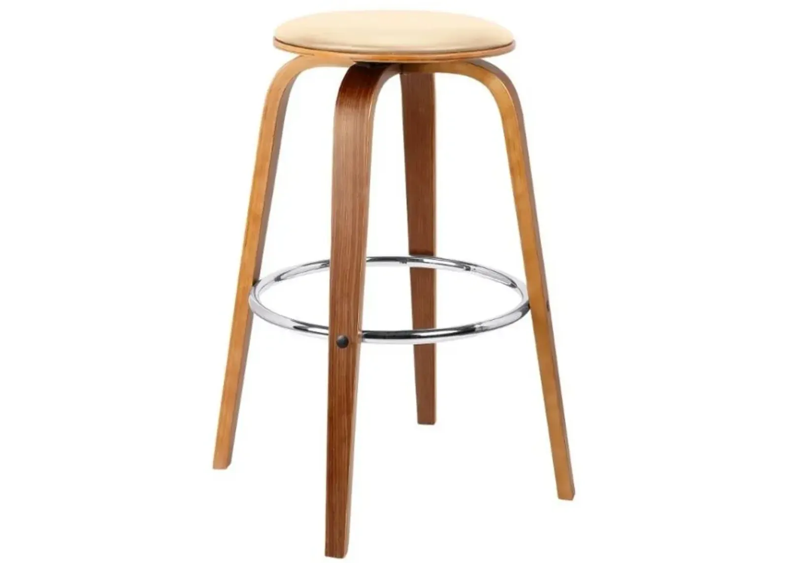 Armen Living Harbor Cream 26" Counter Swivel Stool