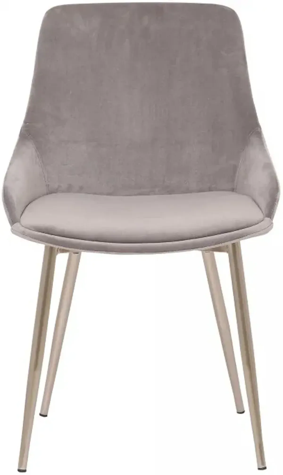 Armen Living Heidi Grey Accent Chair