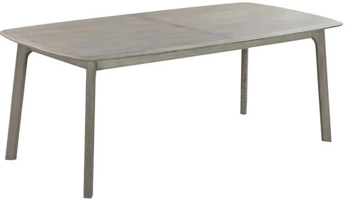 Armen Living Holland Grey Extendable Rectangle Dining Table