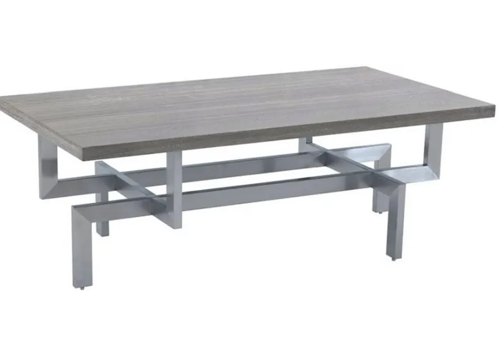 Armen Living Illusion Gray Coffee Table