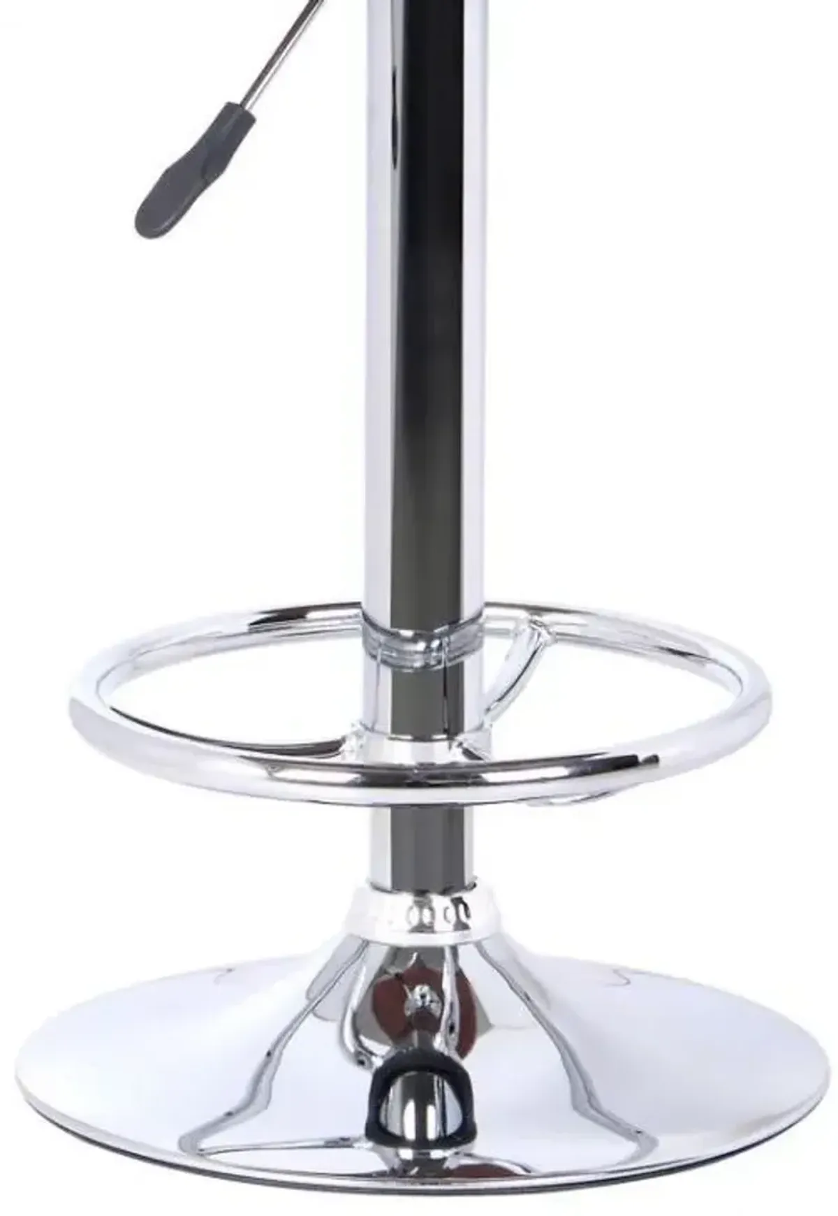 Armen Living Java Black Adjustable Bar Stool
