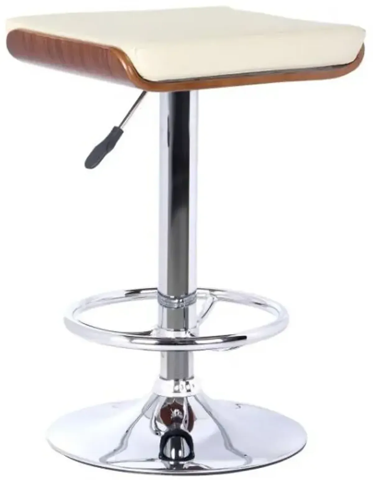 Armen Living Java Cream Adjustable Bar Stool