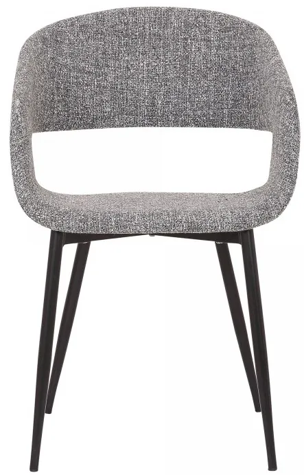 Armen Living Jocelyn Grey/Black Dining Accent Chair