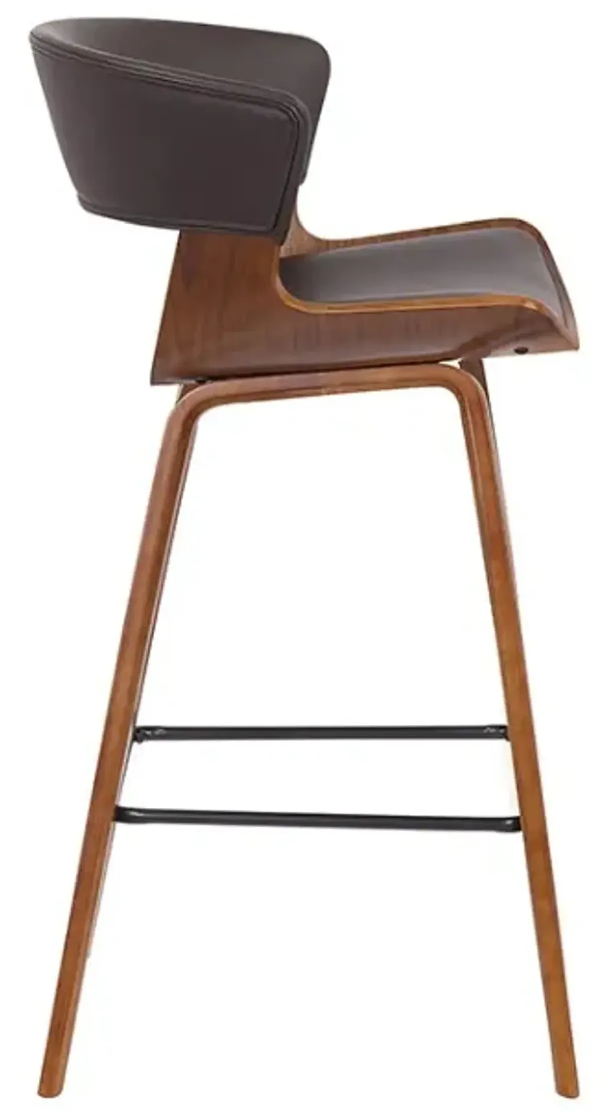 Armen Living Jagger Brown/Walnut Counter Stool