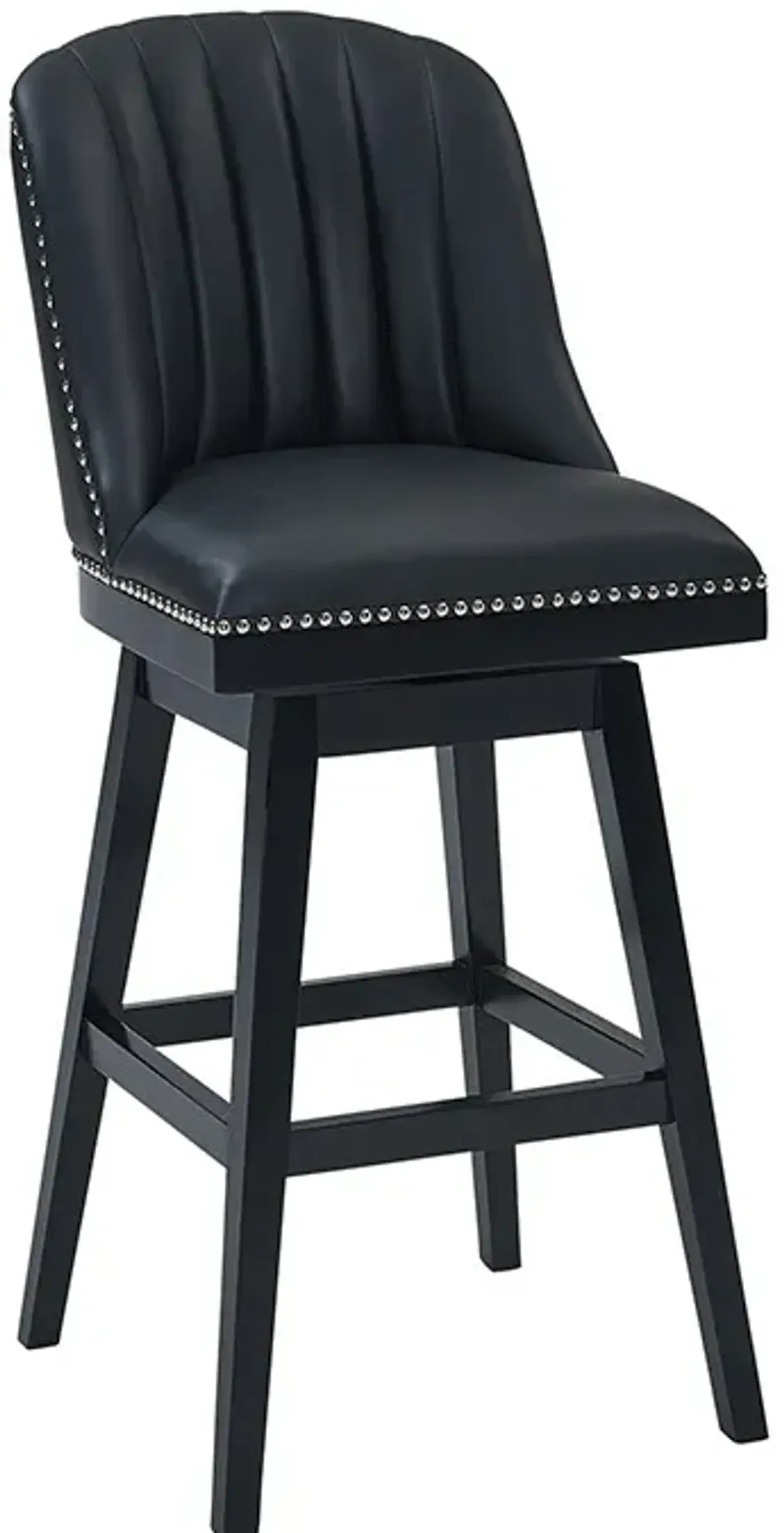 Armen Living Journey Black 26" Counter Stool