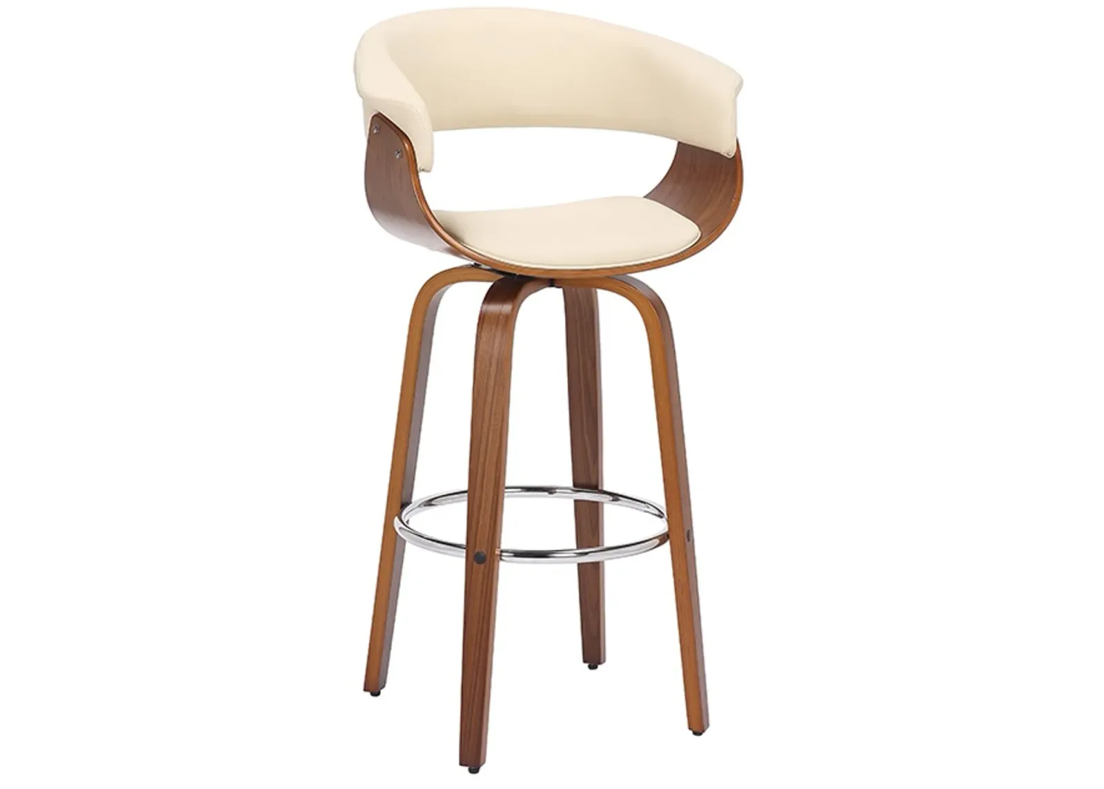 Armen Living Julyssa Brown 26" Swivel Counter Stool