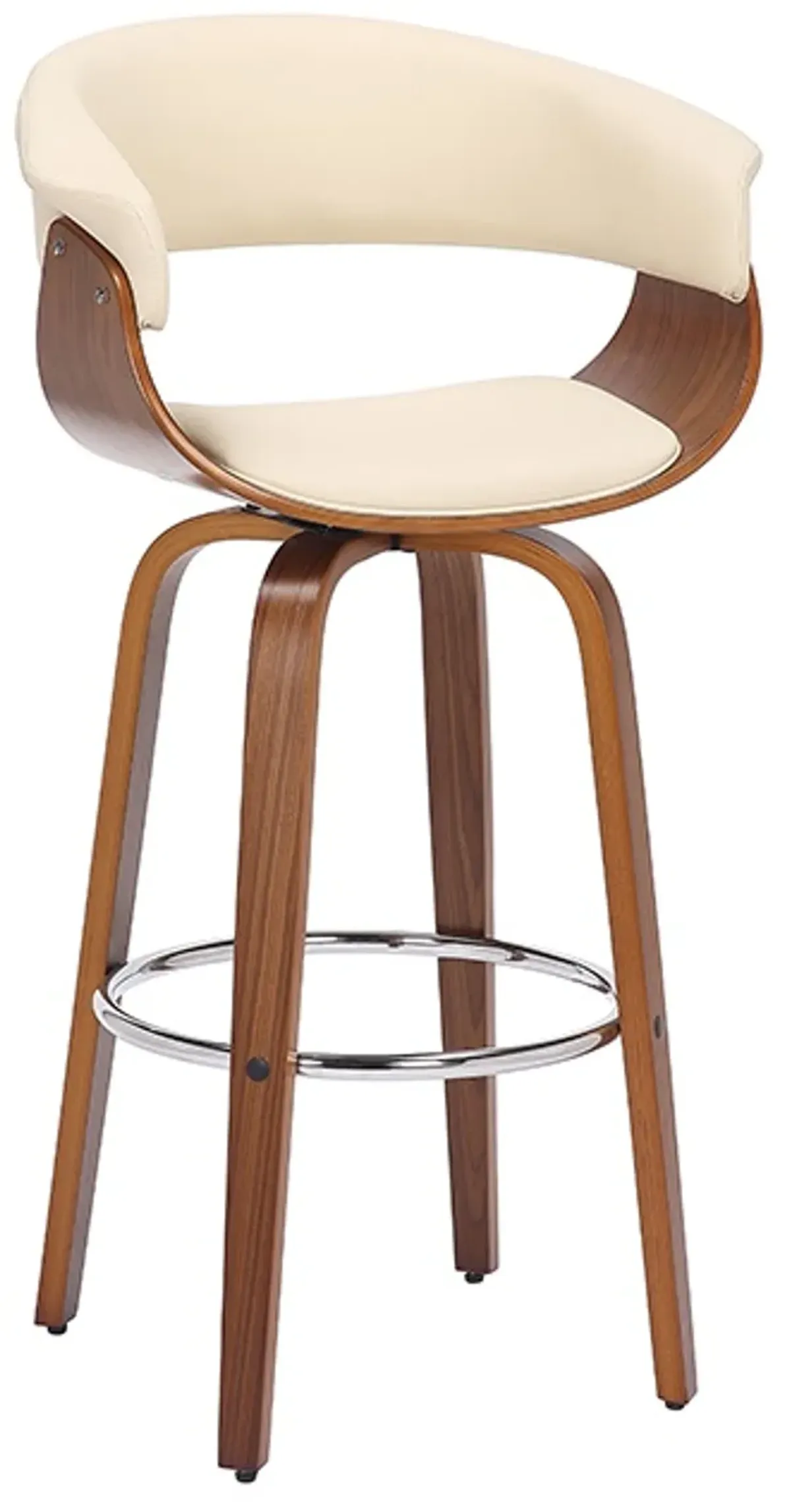 Armen Living Julyssa Brown 26" Swivel Counter Stool