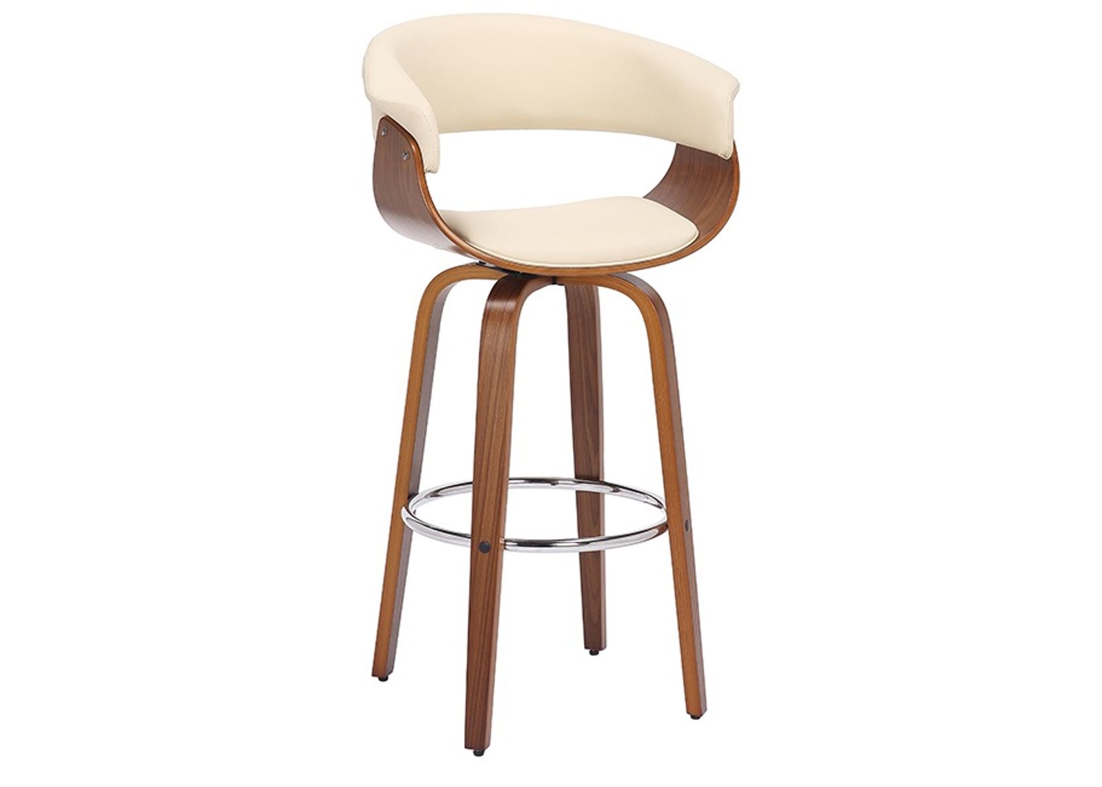 Armen Living Julyssa Brown 26" Swivel Counter Stool