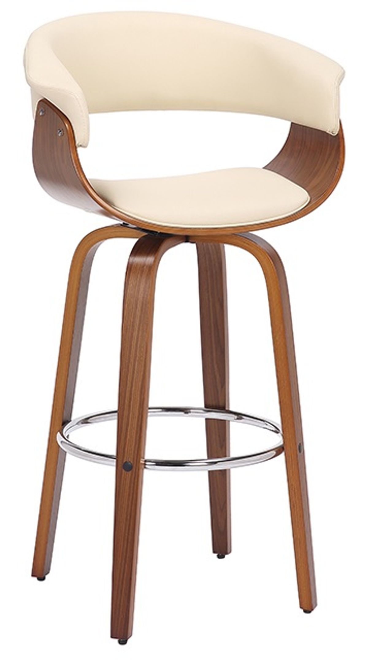 Armen Living Julyssa Brown 26" Swivel Counter Stool