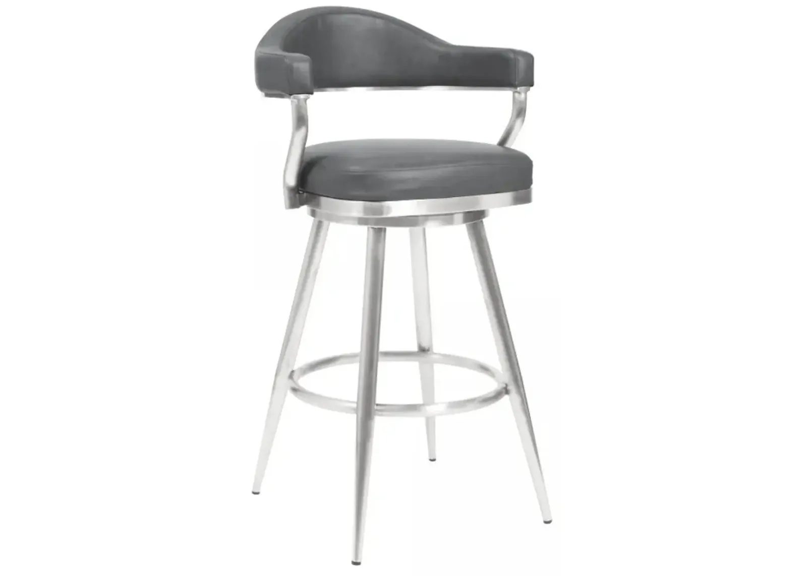 Armen Living Justin Vintage Gray 26" Counter Stool