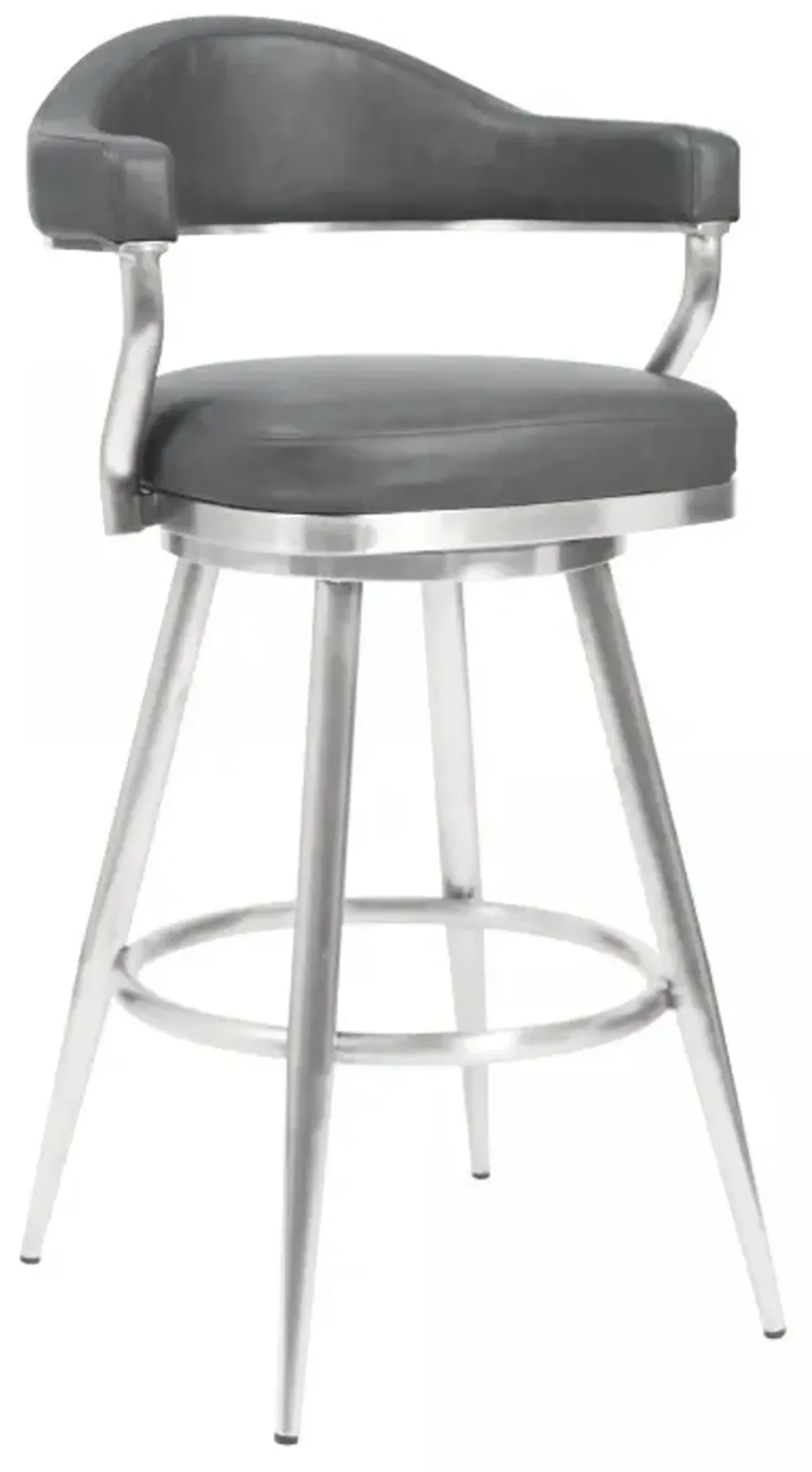 Armen Living Justin Vintage Gray 30" Bar Stool