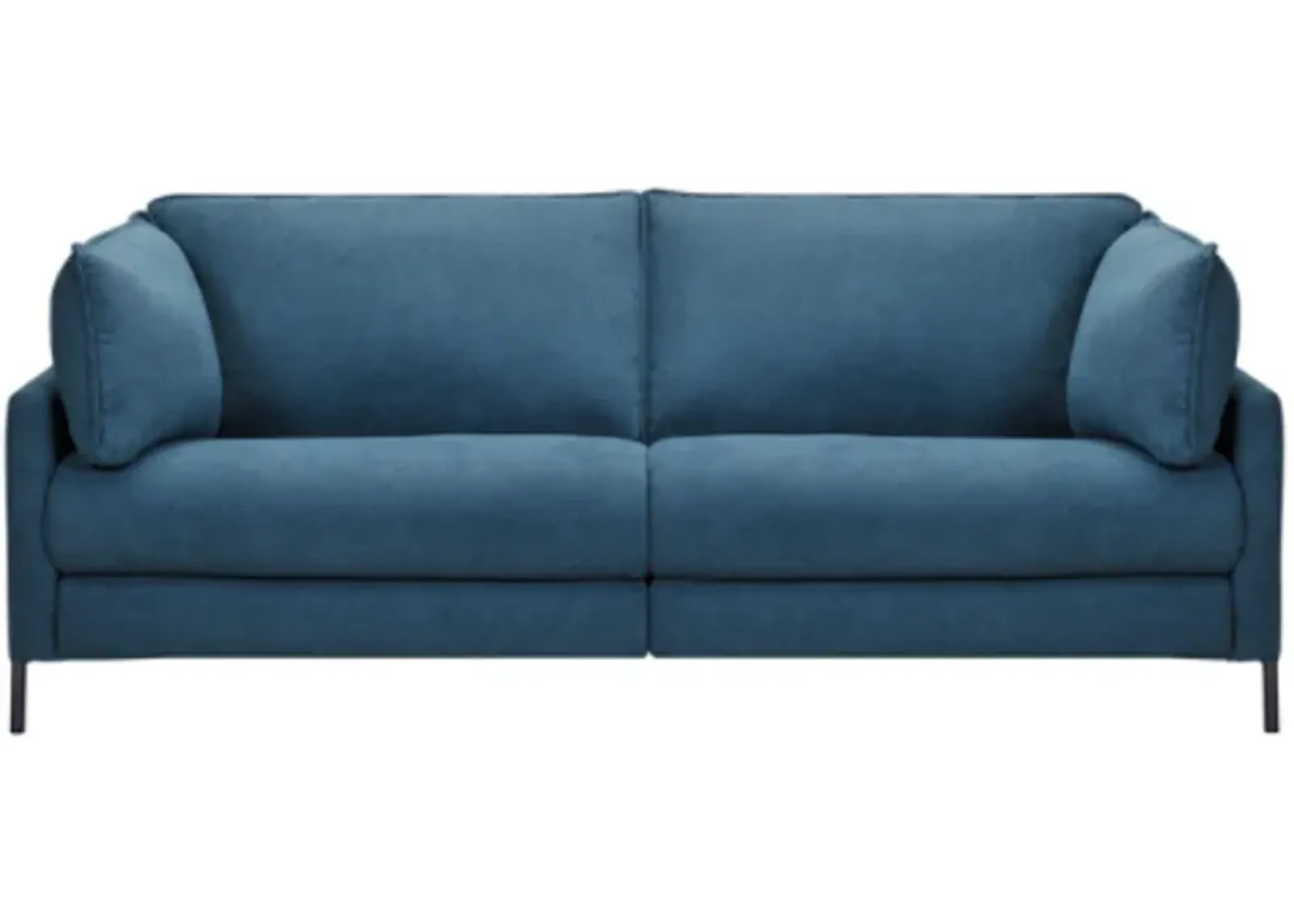 Armen Living Juliett Blue Lake Power Reclining Sofa