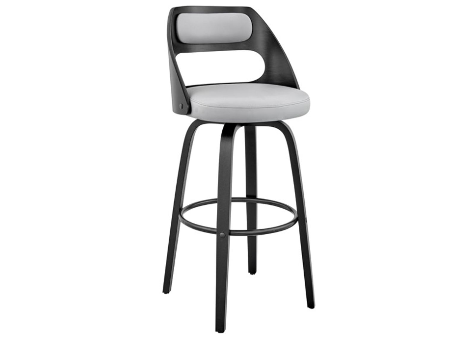 Armen Living Julius Gray 26" Counter Stool