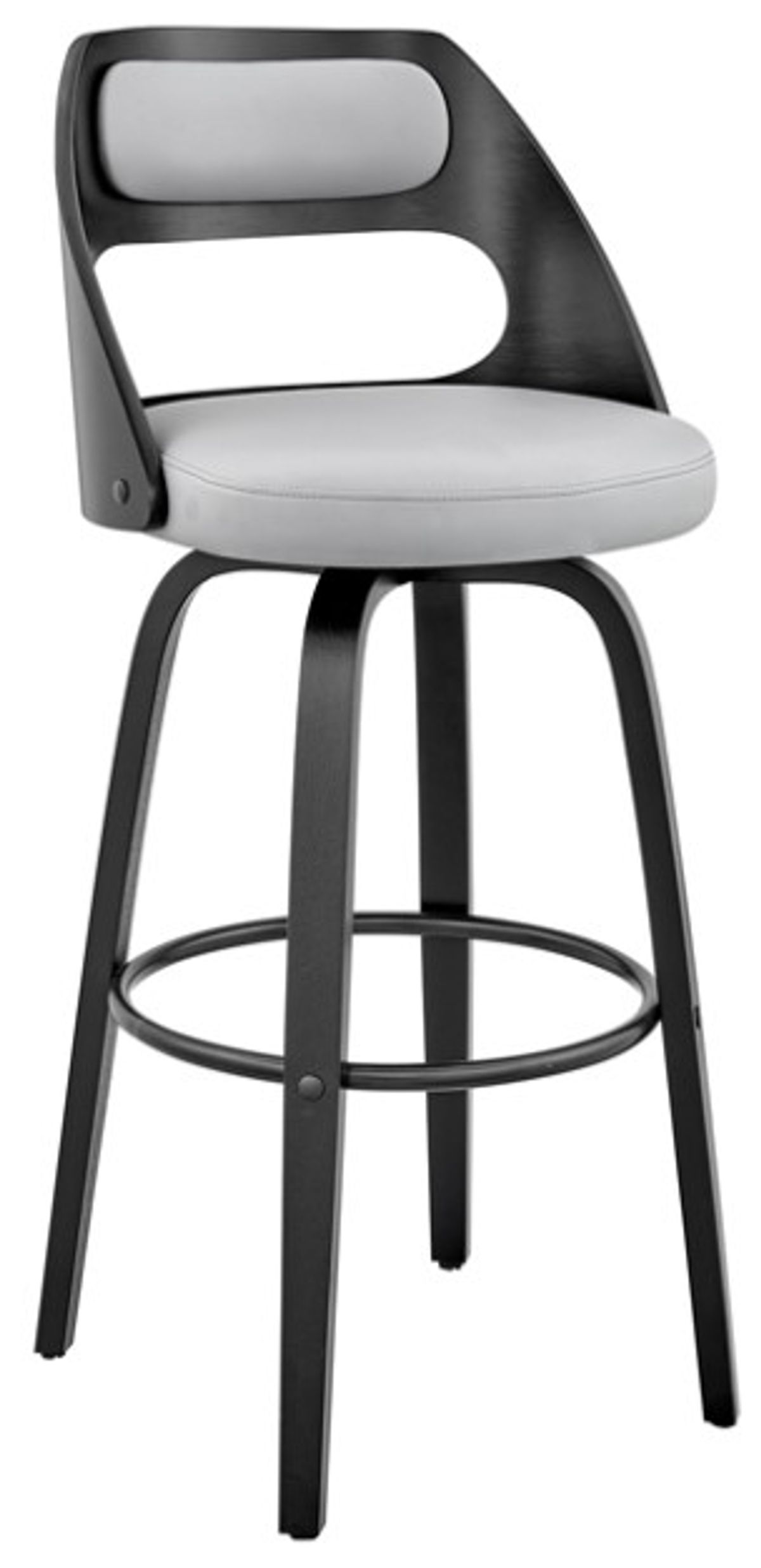 Armen Living Julius Gray 26" Counter Stool