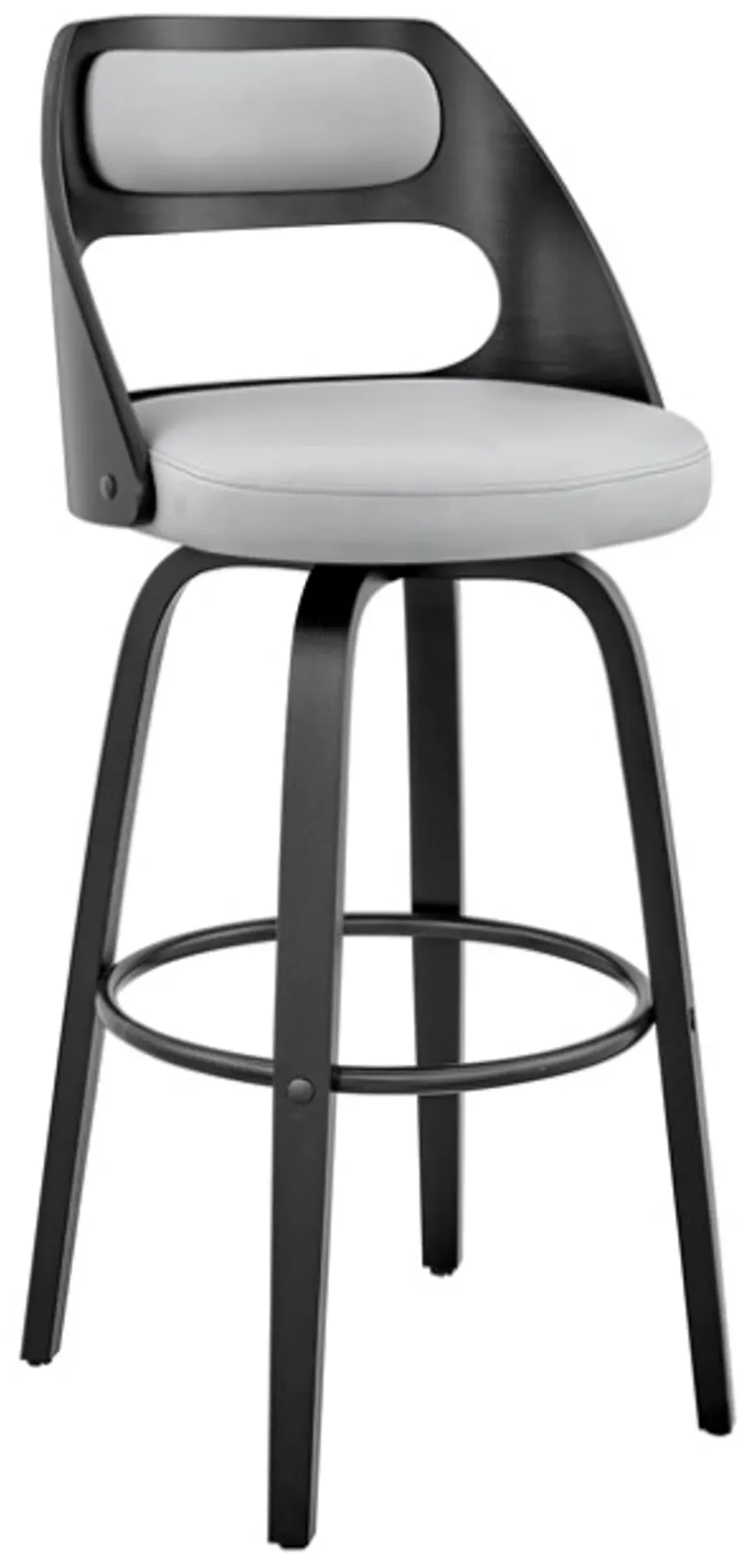 Armen Living Julius Gray 26" Counter Stool