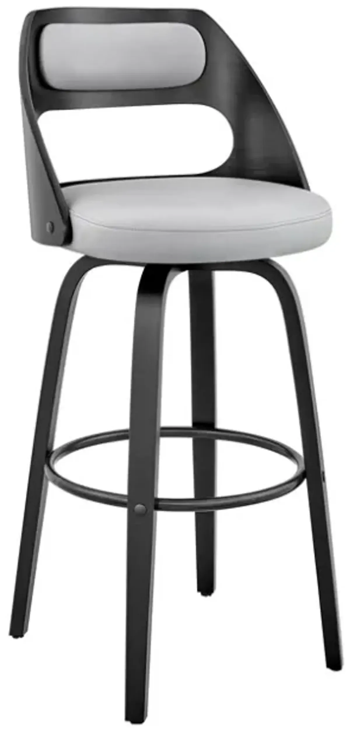 Armen Living Julius Gray 30" Bar Stool