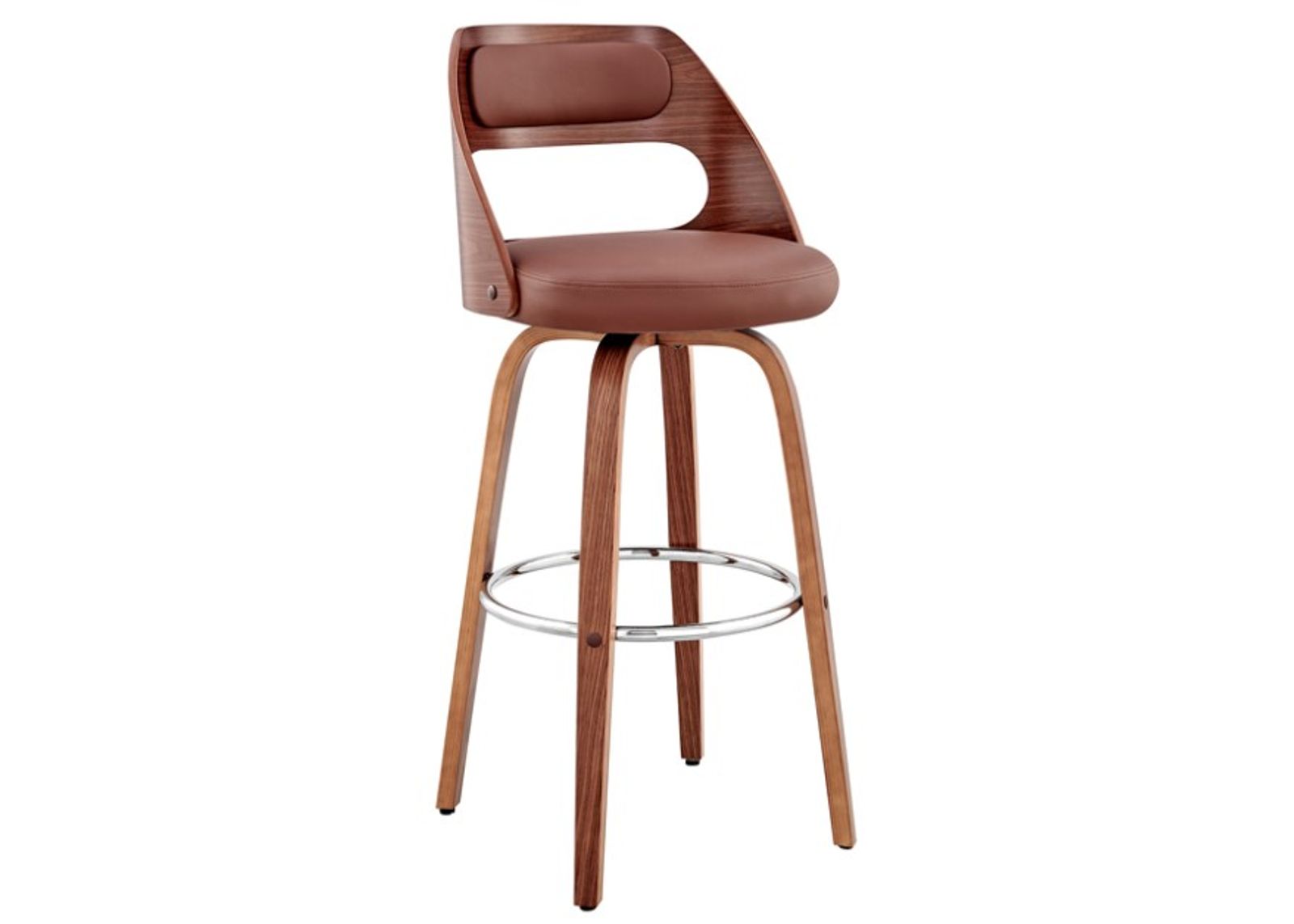 Armen Living Julius Brown 30" Bar Stool