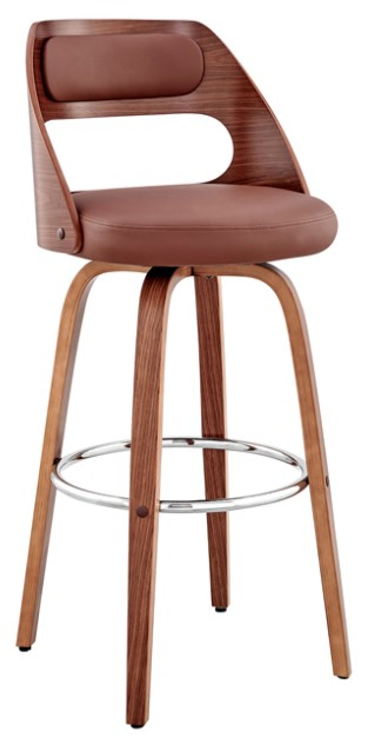 Armen Living Julius Brown 30" Bar Stool