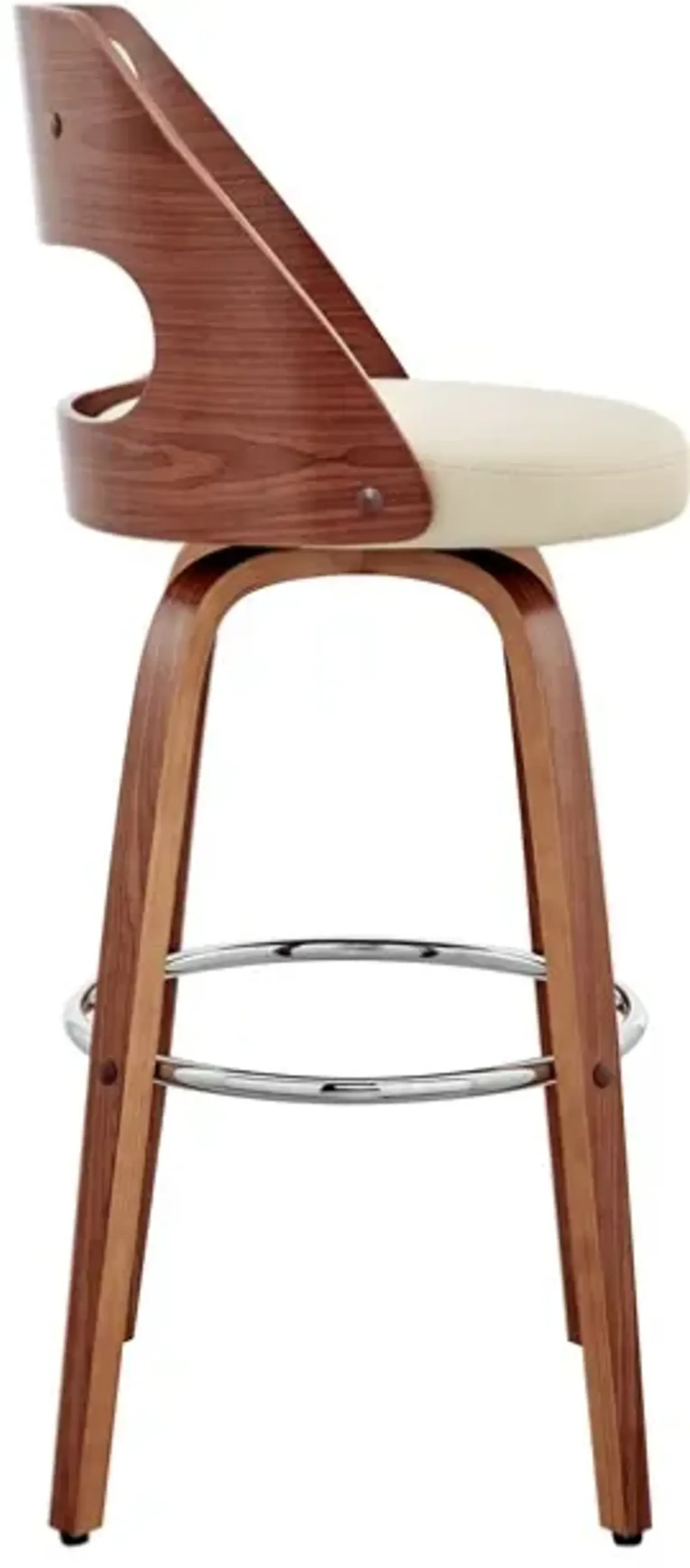 Armen Living Julius Cream 30 Bar Stool Big Sandy Home Furnishings ...