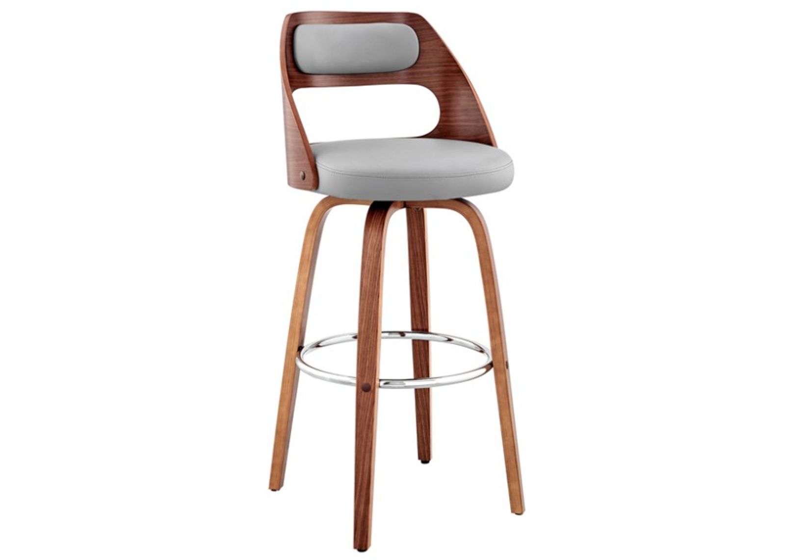 Armen Living Julius Gray 26" Counter Stool