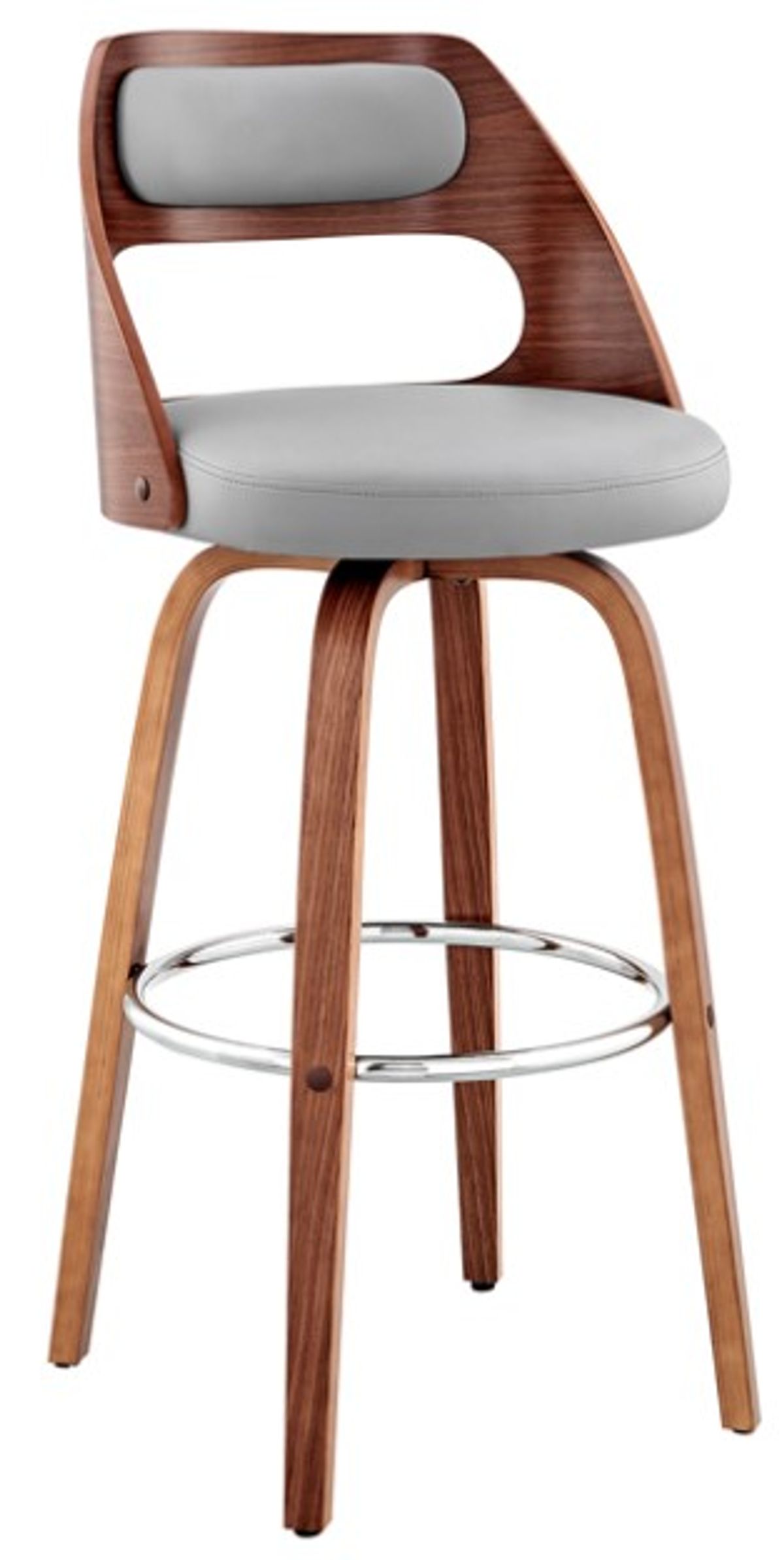 Armen Living Julius Gray 26" Counter Stool