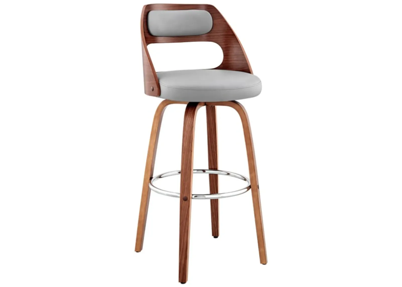 Armen Living Julius Gray 26" Counter Stool