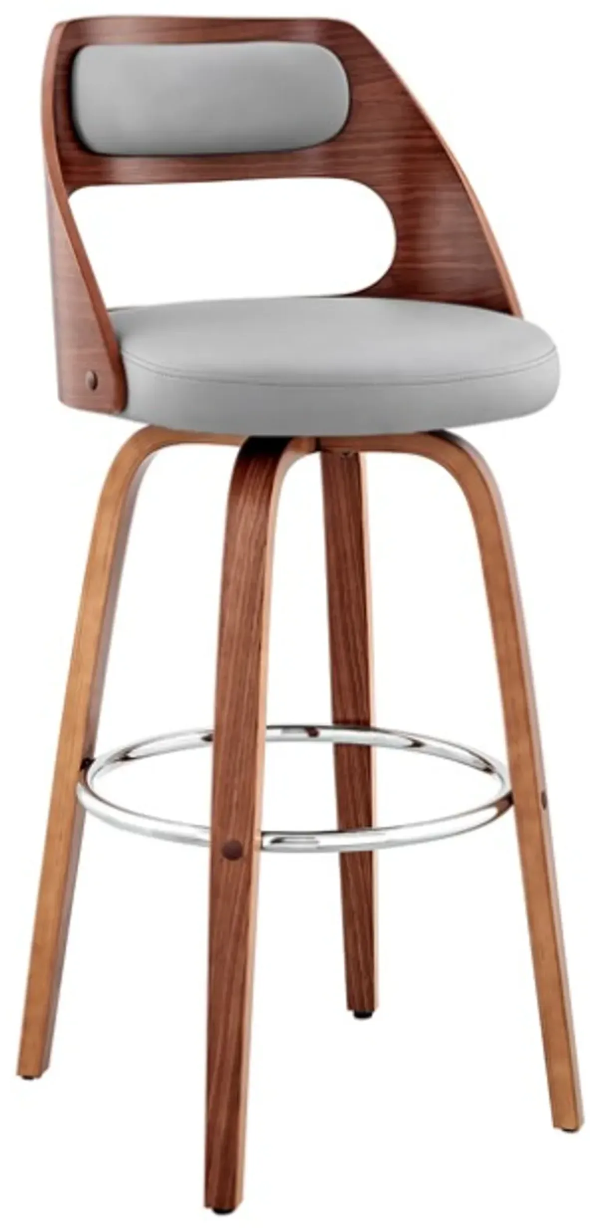 Armen Living Julius Gray 26" Counter Stool