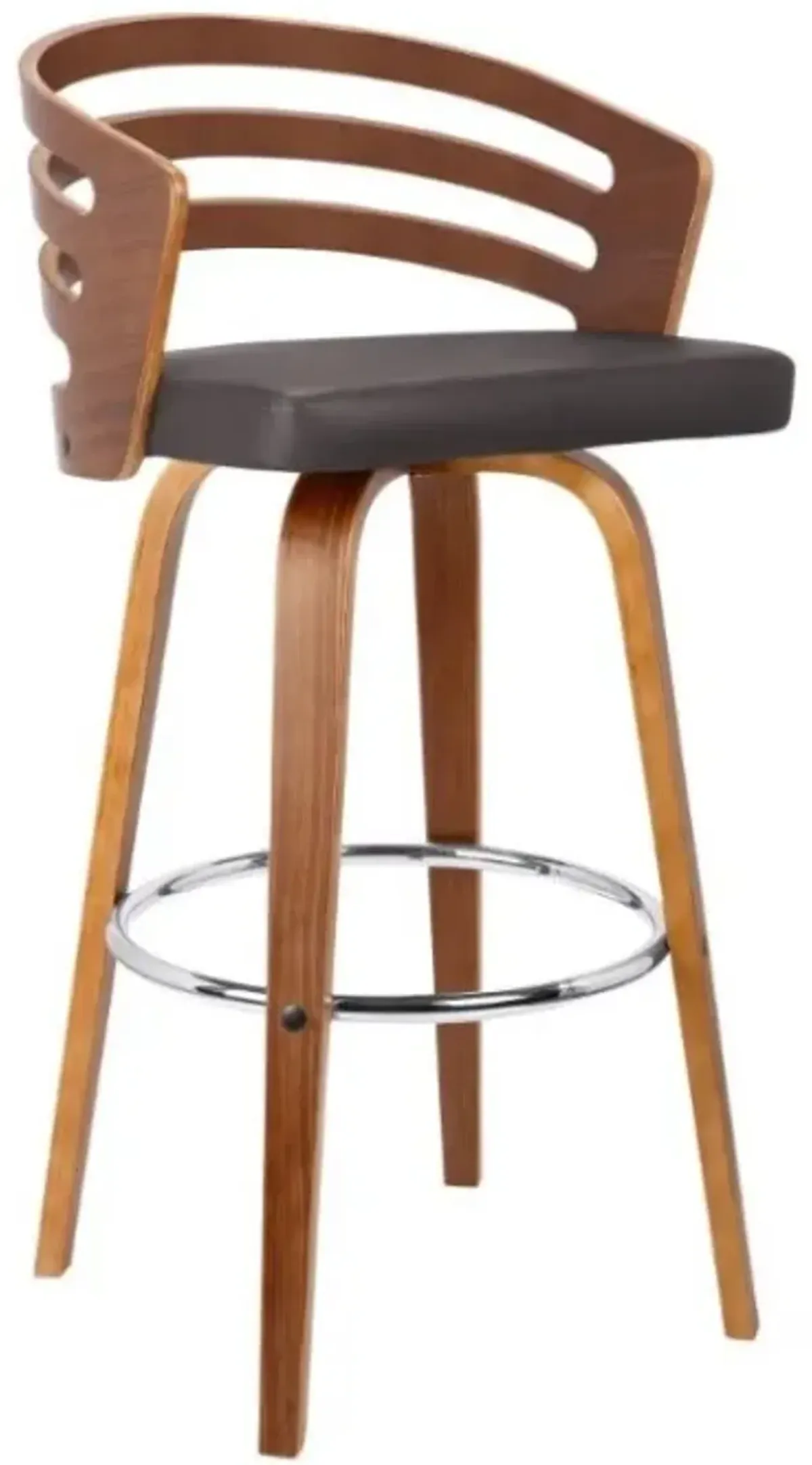 Armen Living Jayden Brown 26" Swivel Counter Stool