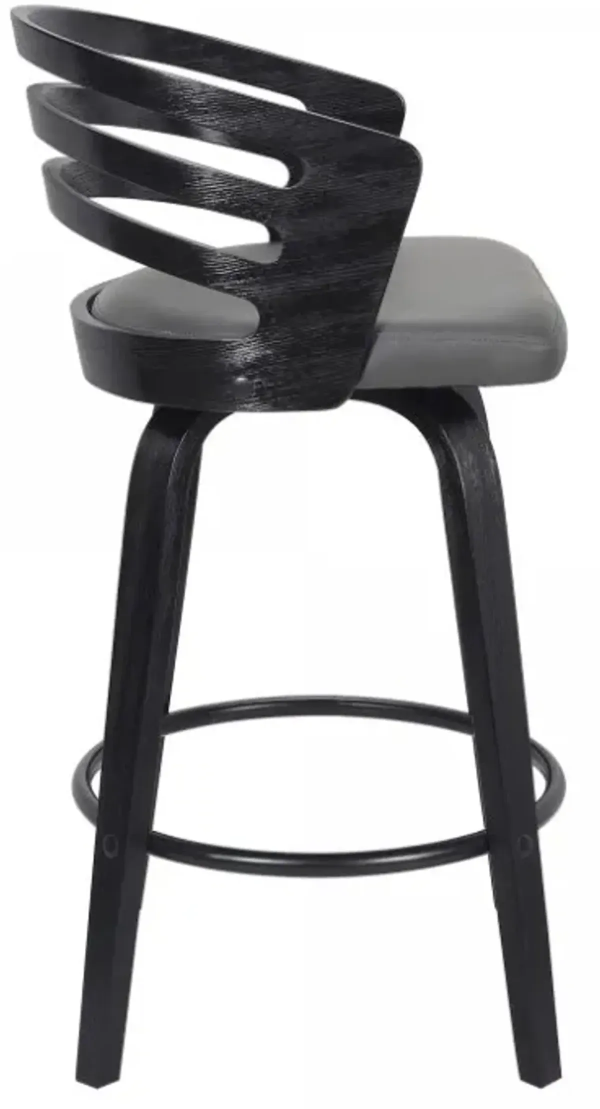 Armen Living Jayden Gray 30" Swivel Bar Stool