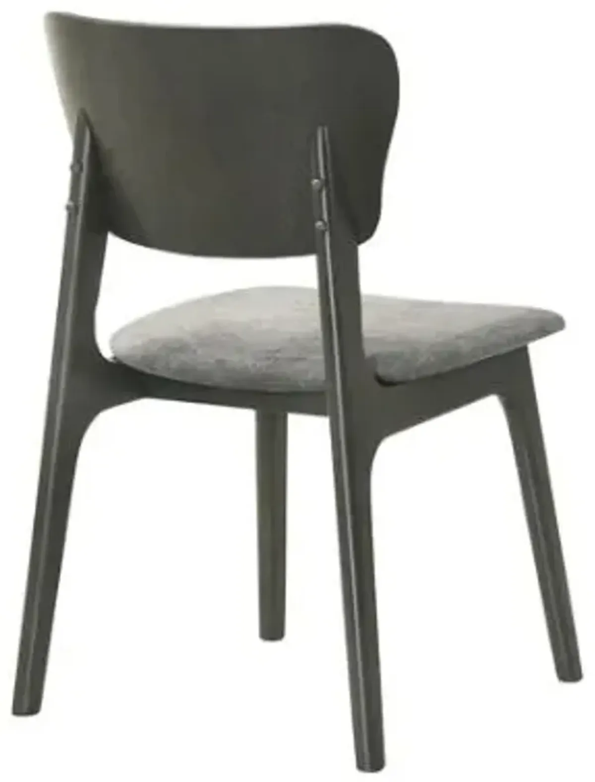 Armen Living Kalia 2-Piece Gray Dining Chair Set