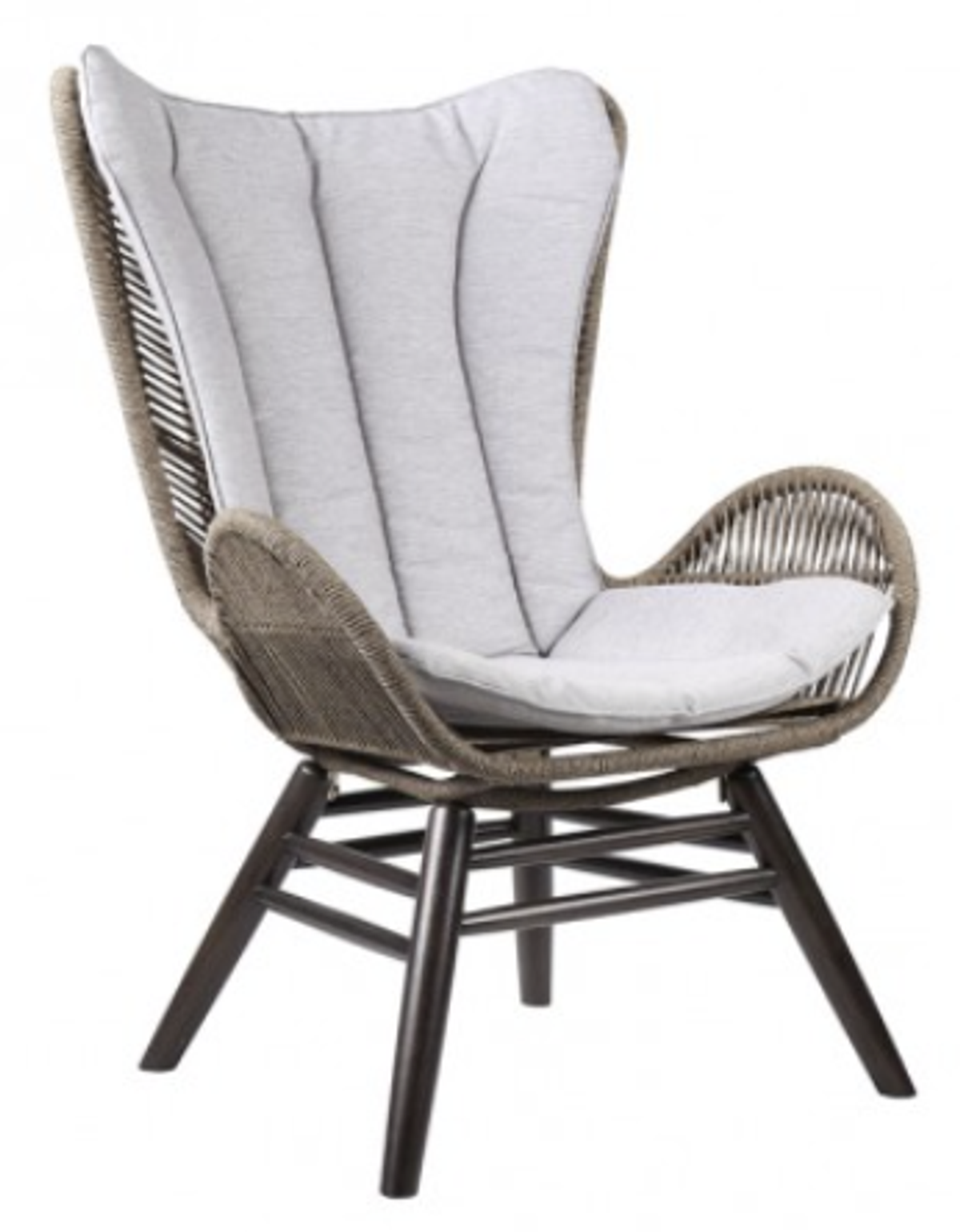 Armen Living King Gray Lounge Chair