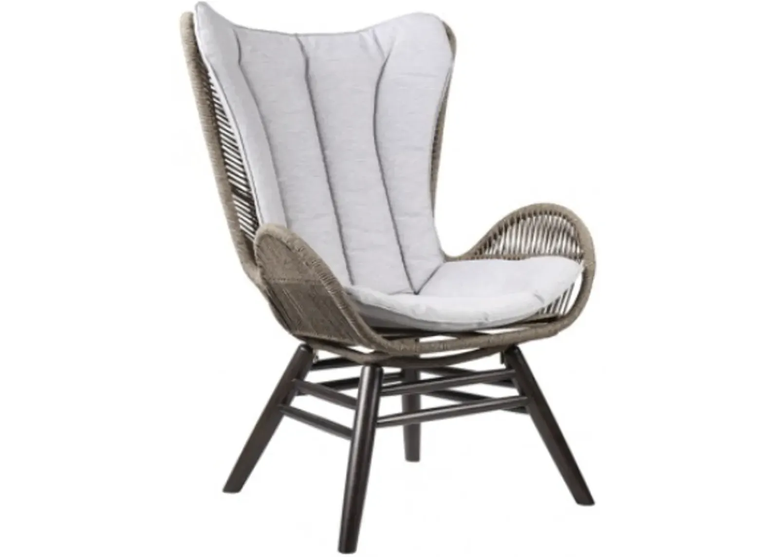 Armen Living King Gray Lounge Chair