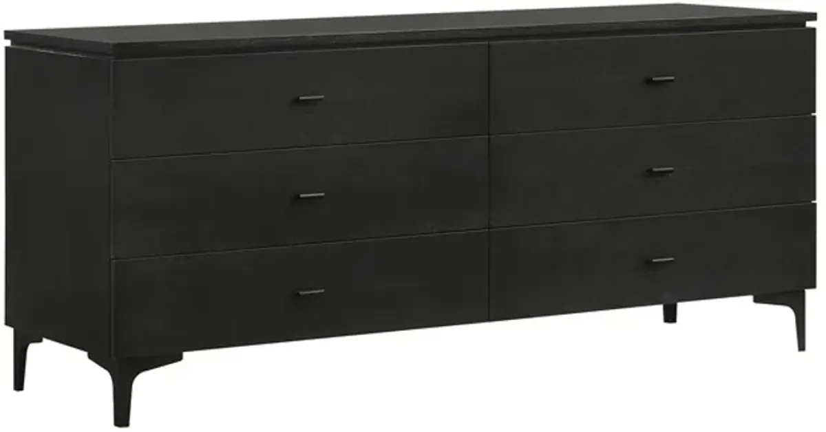 Armen Living Legend Black Drawer Dresser