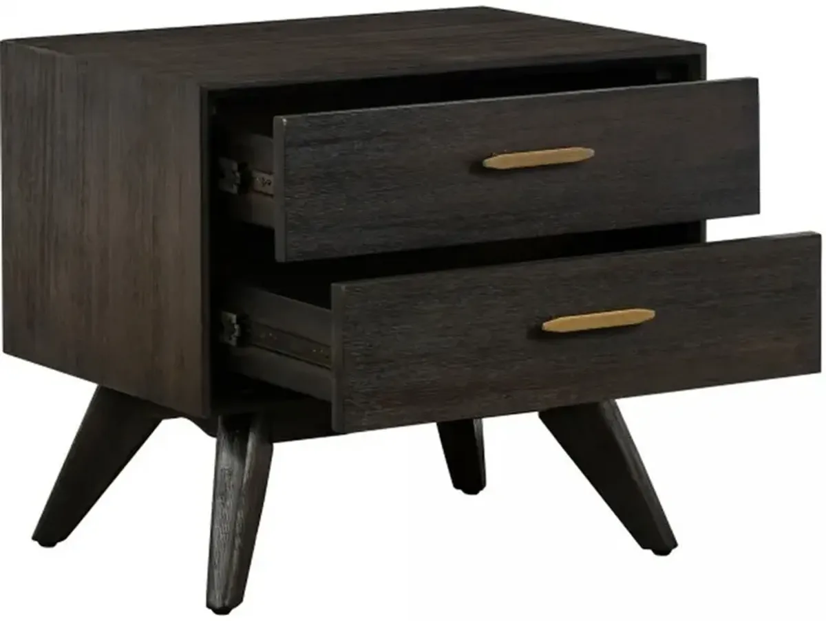 Armen Living Baly Acacia Nightstand