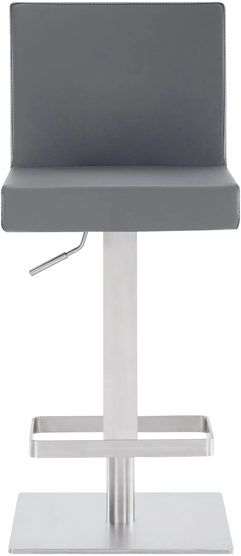 Armen Living Legacy Grey Swivel Bar Stool