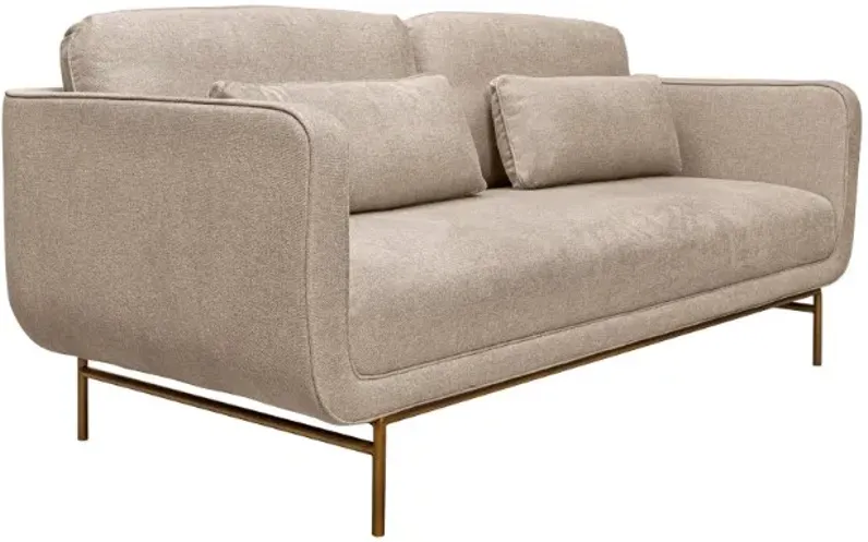 Armen Living Lilou Beige Sofa 