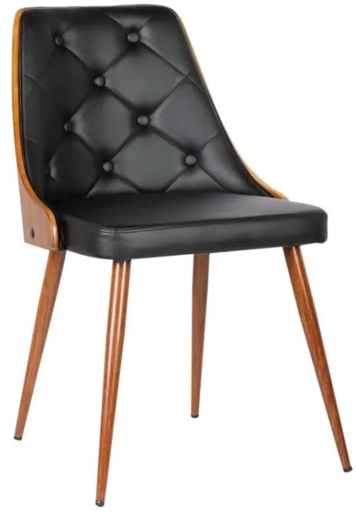 Armen Living Lily Black Side Chair