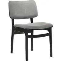 Armen Living Lima Black Dining Accent Chairs