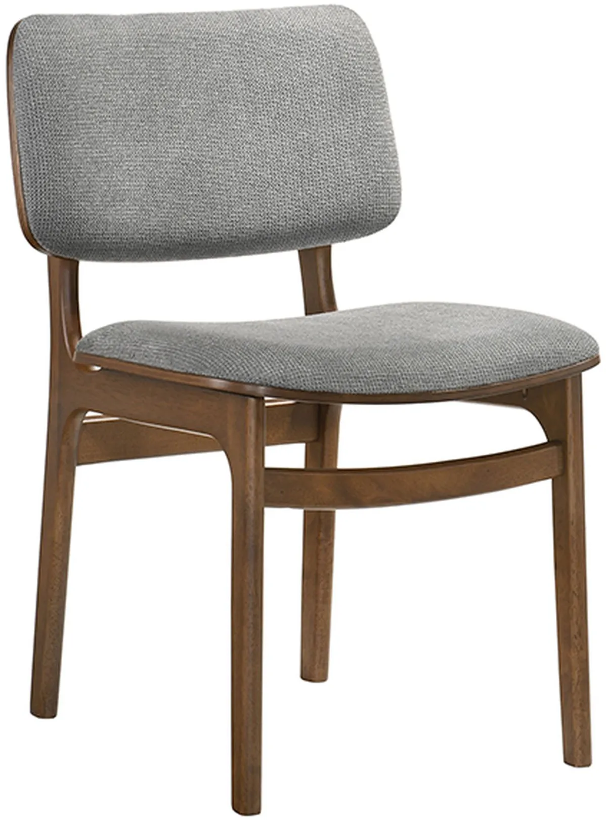 Armen Living Lima Walnut Dining Accent Chairs