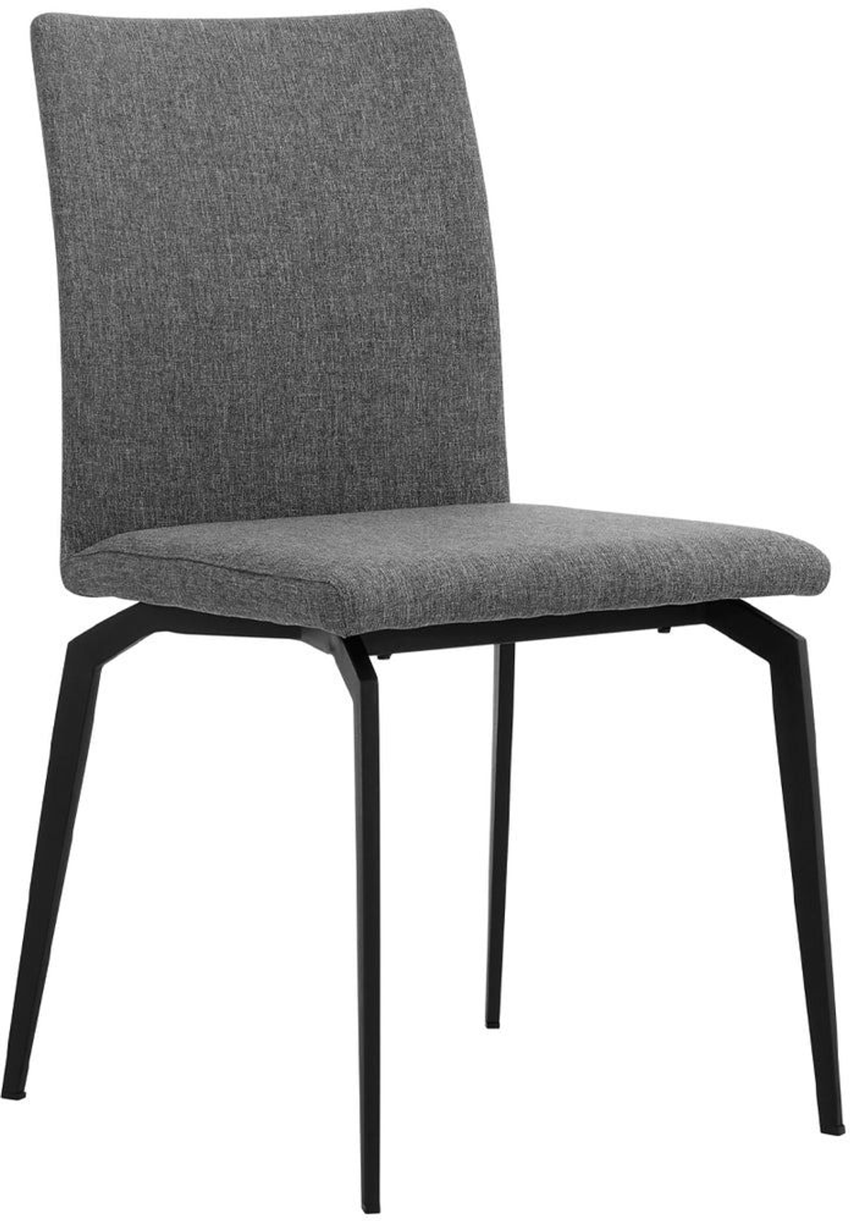 Armen Living Lyon 2-Piece Gray Dining Chairs