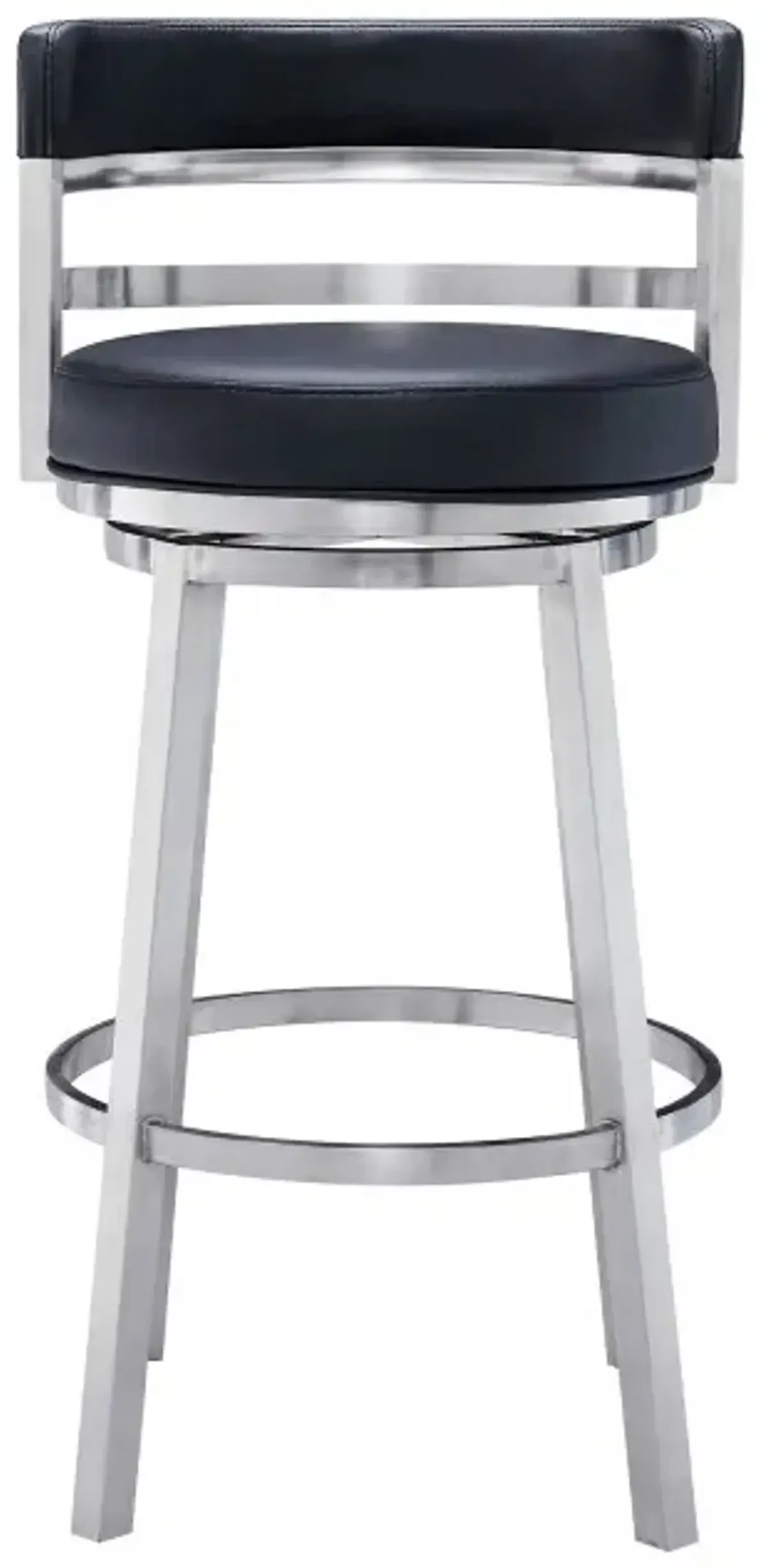 Armen Living Madrid Black 26" Counter Stool