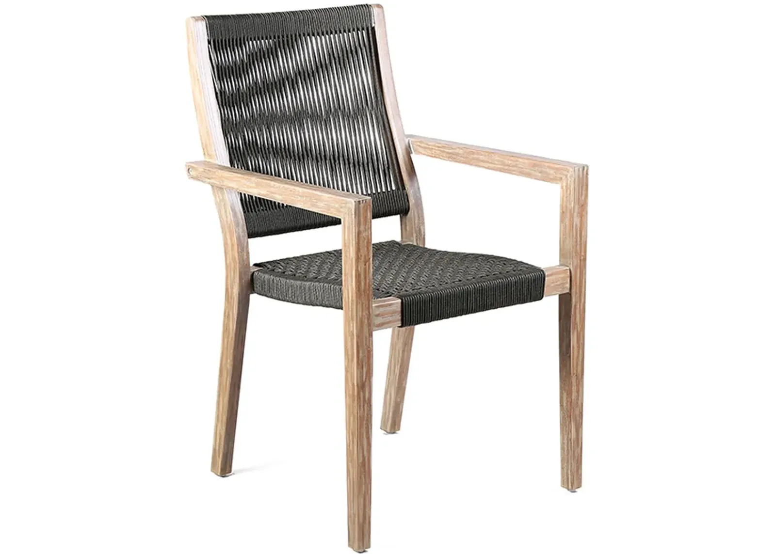 Armen Living Madsen Outdoor Teak Dining Chairs