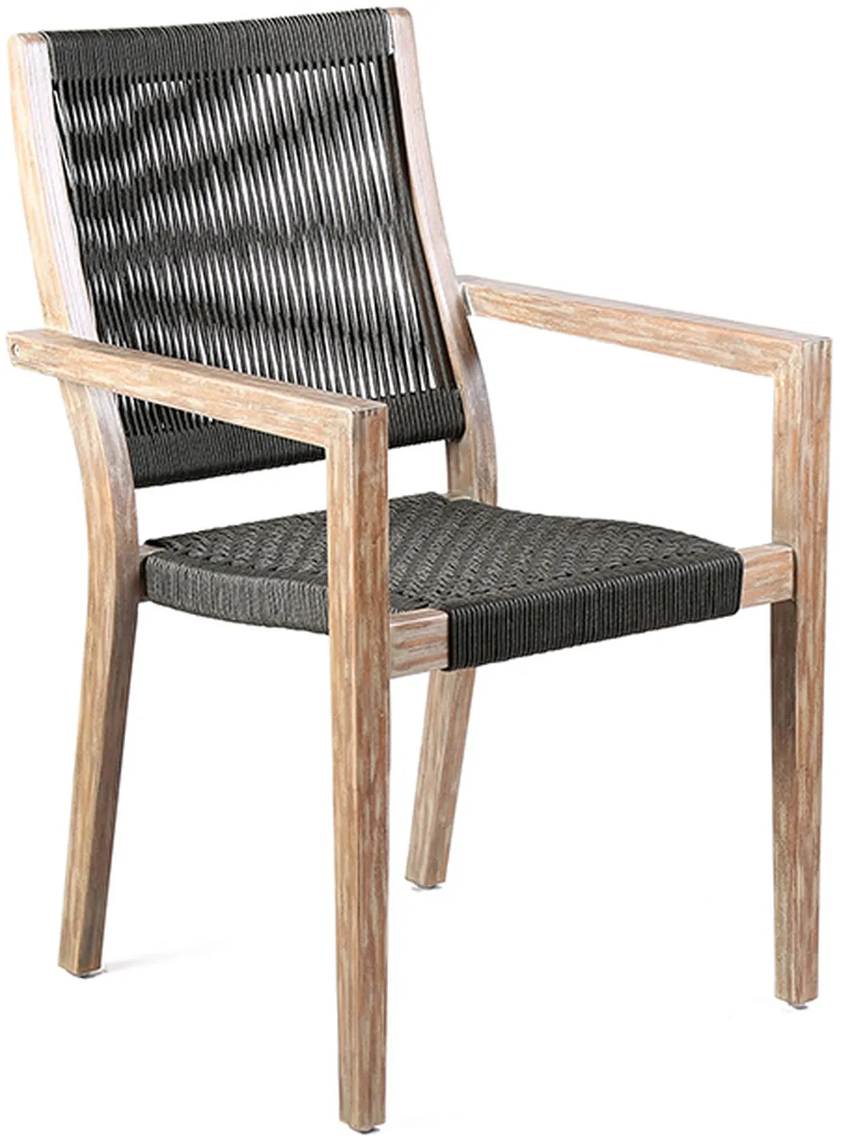 Armen Living Madsen Outdoor Teak Dining Chairs